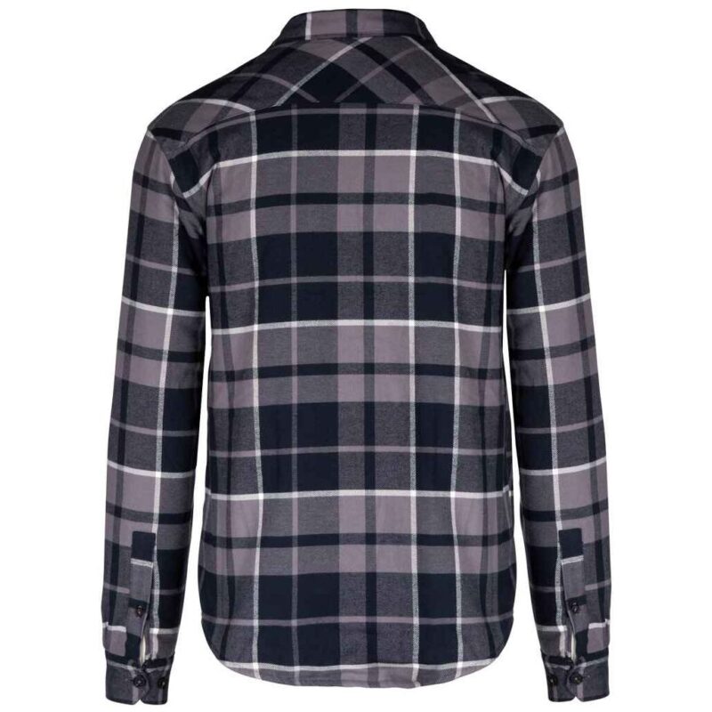 Kariban Sherpa Lined Checked Shirt Jacket