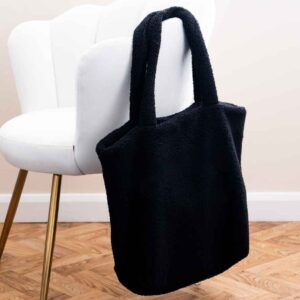 Brand Lab Borg Fleece Shopper Tote Bag