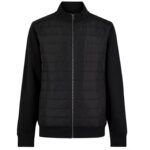 Kustom Kit Regular Fit Quilted Full Zip Sweat Jacket