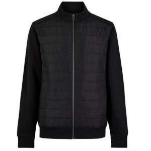 Kustom Kit Regular Fit Quilted Full Zip Sweat Jacket