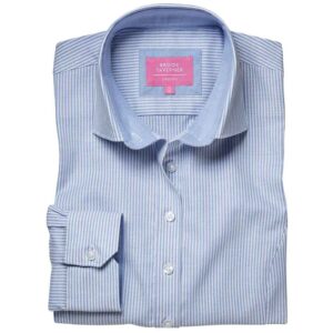 Brook Taverner Ladies Mirabel Long Sleeve Stretch Oxford Shirt