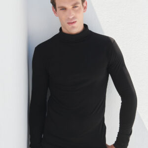 SF Clothing Feel Good Stretch Roll Neck Top