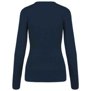Kariban Ladies Cotton Acrylic V Neck Sweater