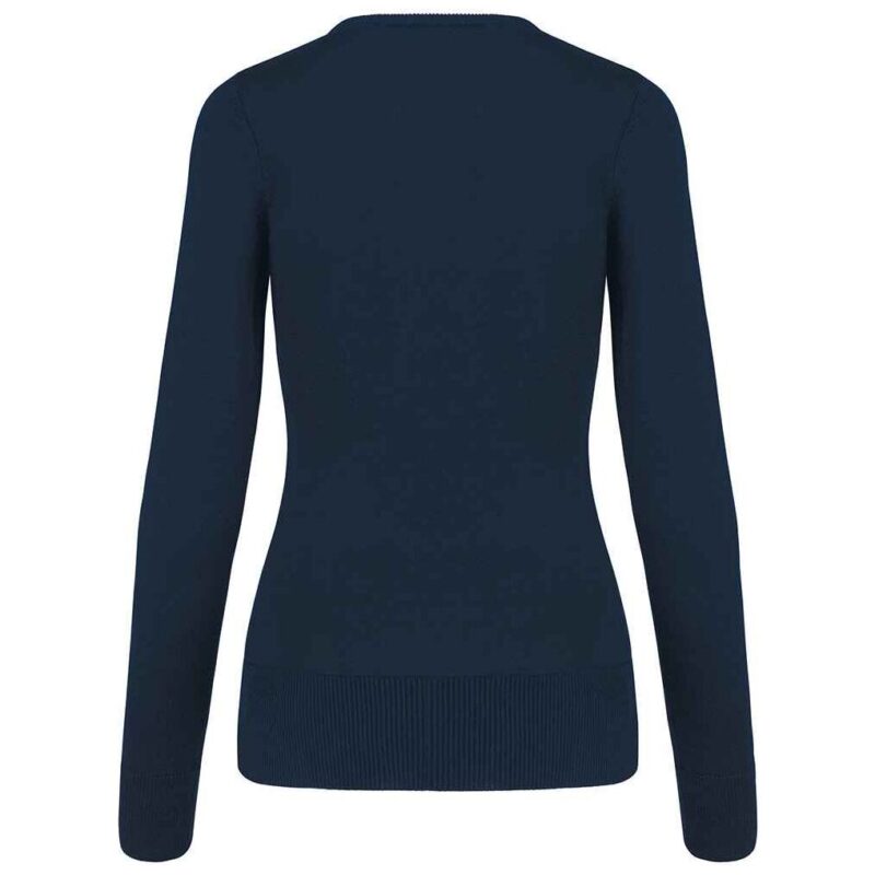 Kariban Ladies Cotton Acrylic V Neck Sweater