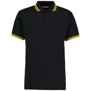 Kustom Kit Contrast Tipped Poly/Cotton Pique Polo Shirt