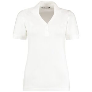 Kustom Kit Sophia Comfortec V Neck Polo Shirt