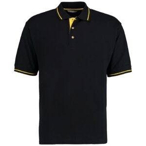 Kustom Kit St Mellion Tipped Cotton Pique Polo Shirt