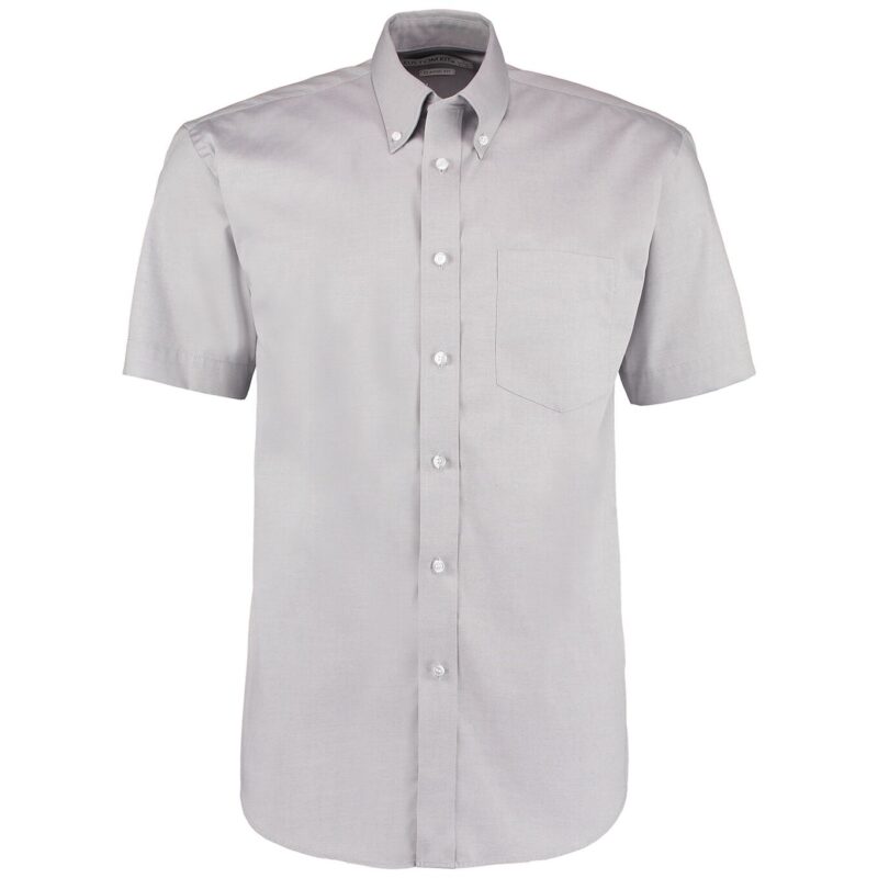 Kustom Kit Premium Short Sleeve Classic Fit Oxford Shirt