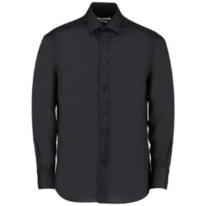 Kustom Kit Long Sleeve Tailored Business Shirt