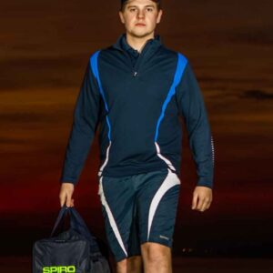 Spiro Unisex Zip Neck Trial Training Top