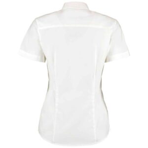 Kustom Kit Ladies Premium Short Sleeve Tailored Oxford Shirt