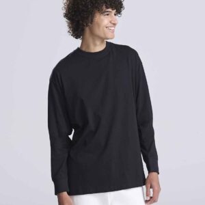 AWDis Unisex Oversize 100 Long Sleeve T-Shirt