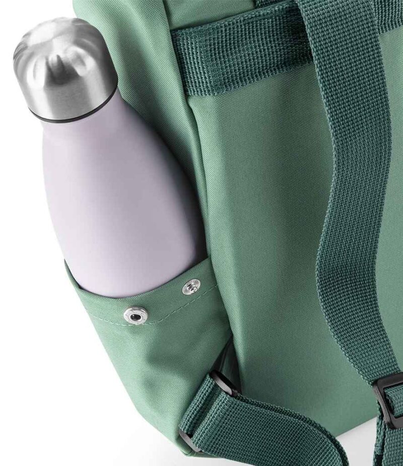 BagBase Recycled Mini Twin Handle Roll-Top Backpack