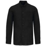 Kariban Long Sleeve Mandarin Collar Shirt