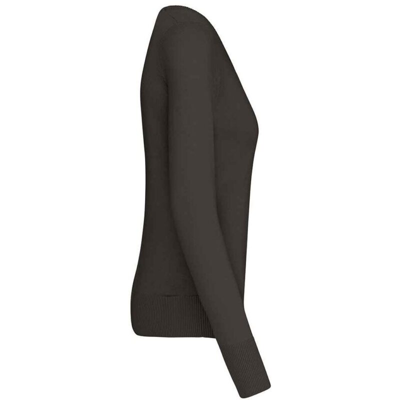 Kariban Ladies Cotton Acrylic V Neck Sweater
