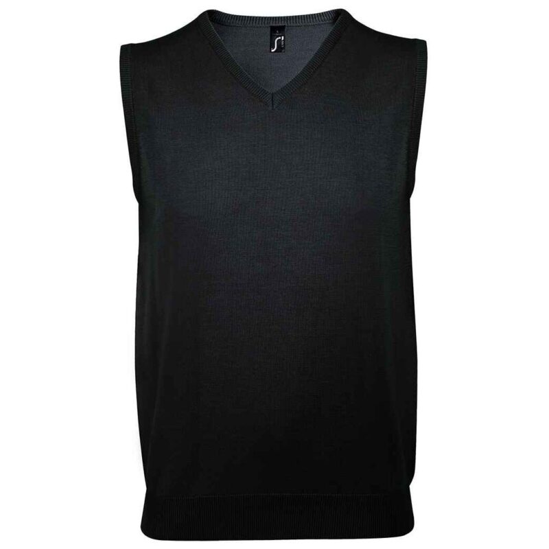 SOL'S Unisex Gentlemen Sleeveless Cotton Acrylic V Neck Sweater