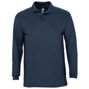 SOL'S Winter II Long Sleeve Cotton Pique Polo Shirt