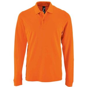 SOL'S Perfect Long Sleeve Pique Polo Shirt