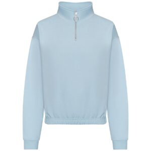 AWDis Ladies Cropped 1/4 Zip Sweatshirt