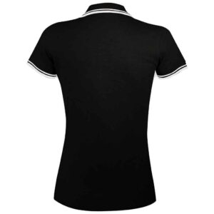 SOL'S Ladies Pasadena Tipped Cotton Pique Polo Shirt