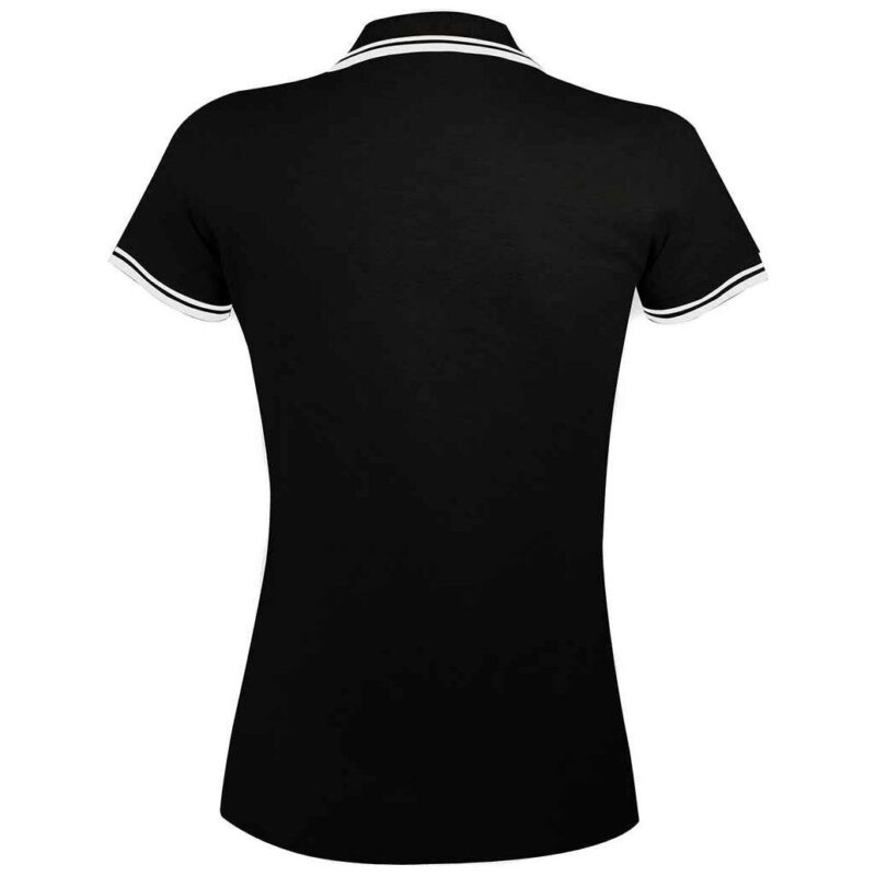 SOL'S Ladies Pasadena Tipped Cotton Pique Polo Shirt