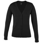 SOL'S Ladies Golden Cotton Acrylic V Neck Cardigan