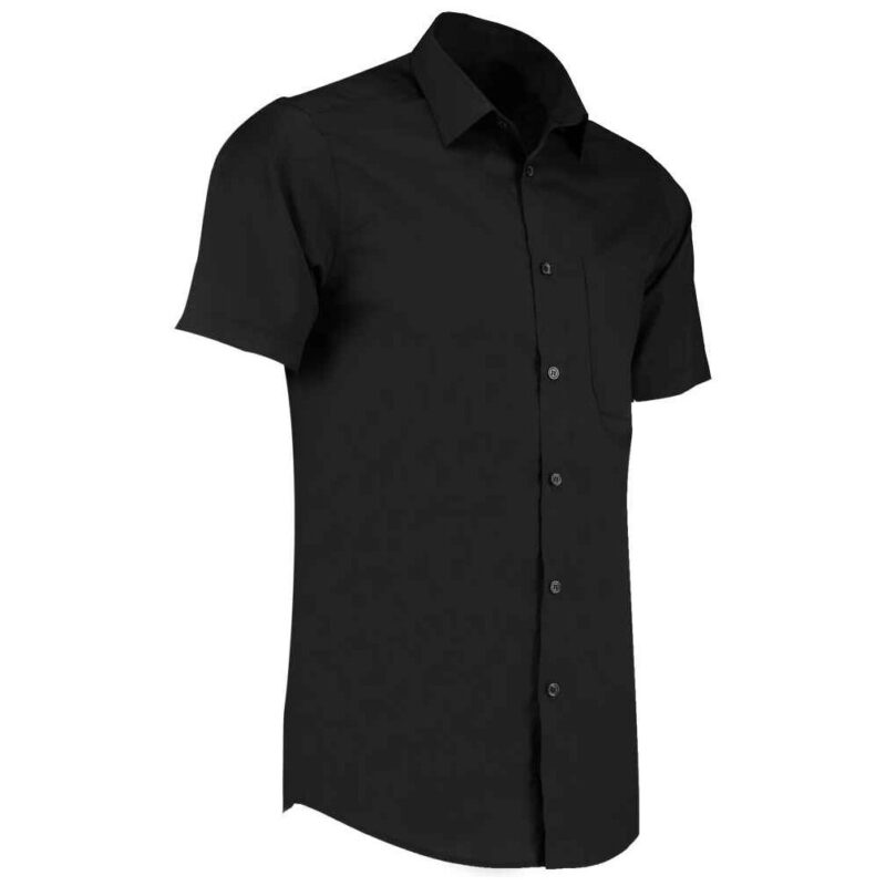 Kustom Kit Short Sleeve Tailored Poplin Shirt