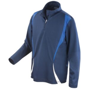 Spiro Unisex Zip Neck Trial Training Top
