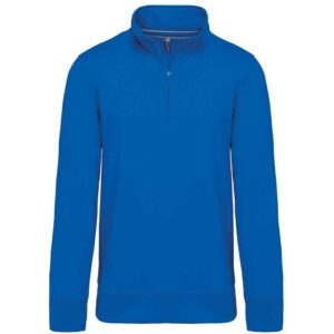 Kariban Zip Neck Sweatshirt