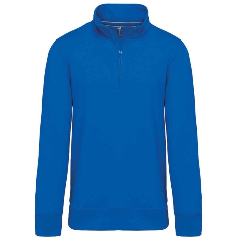 Kariban Zip Neck Sweatshirt