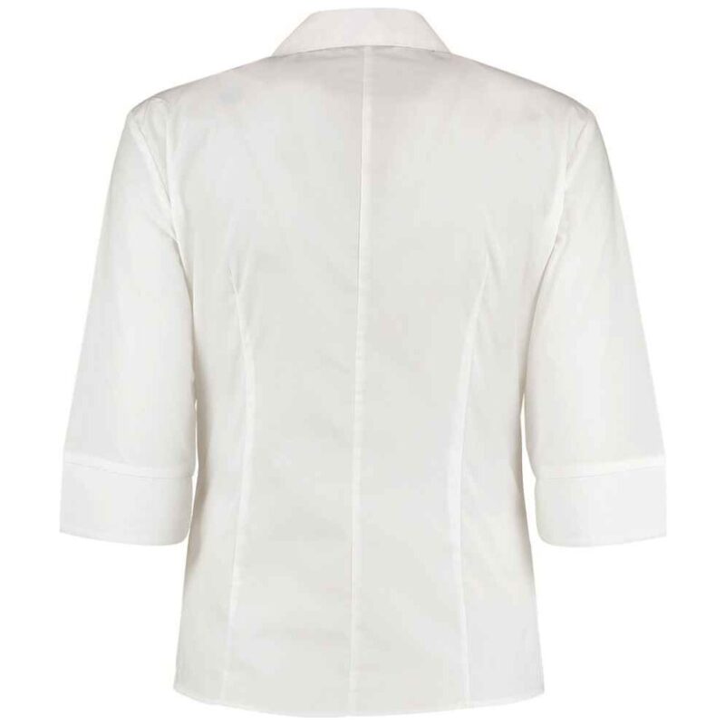 Kustom Kit Ladies 3/4 Sleeve Tailored Continental Shirt