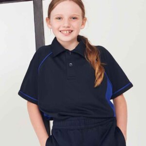 Finden + Hales Kids Performance Piped Polo Shirt