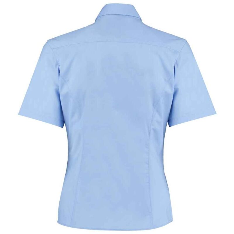 Kustom Kit Ladies Short Sleeve Tailored Business Shirt