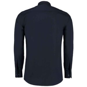 Kustom Kit Long Sleeve Tailored Poplin Shirt