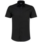 Kustom Kit Short Sleeve Tailored Poplin Shirt
