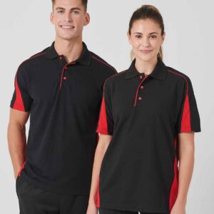 Finden + Hales Club Poly/Cotton Pique Polo Shirt