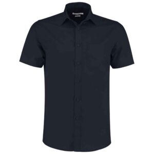 Kustom Kit Short Sleeve Tailored Poplin Shirt