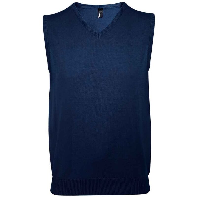 SOL'S Unisex Gentlemen Sleeveless Cotton Acrylic V Neck Sweater