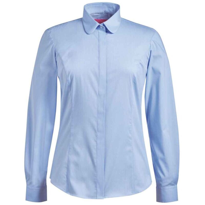 Brook Taverner Ladies Trevi Long Sleeve Poplin Shirt