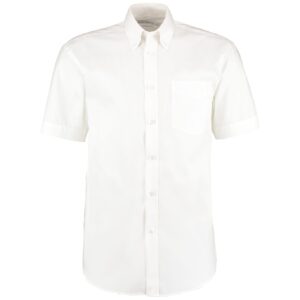 Kustom Kit Premium Short Sleeve Classic Fit Oxford Shirt