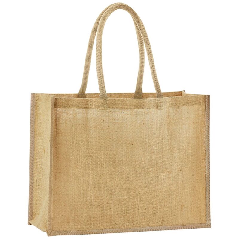 Westford Mill Natural Starched Jute Classic Shopper
