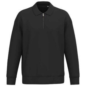 Native Spirit Unisex 1/4 Zip Sweatshirt with Polo Collar
