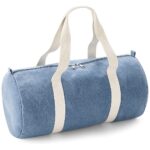 BagBase Denim Barrel Bag