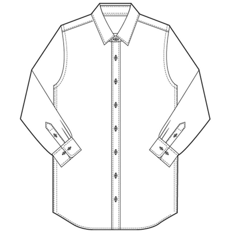 Brook Taverner Pisa Long Sleeve Slim Fit Shirt
