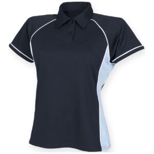 Finden + Hales Ladies Performance Piped Polo Shirt