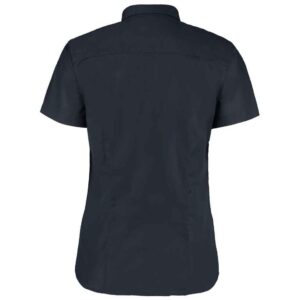 Kustom Kit Ladies Short Sleeve Tailored Workwear Oxford Shirt