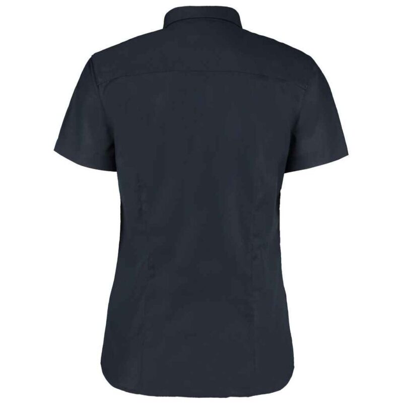 Kustom Kit Ladies Short Sleeve Tailored Workwear Oxford Shirt