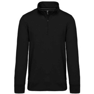 Kariban Zip Neck Sweatshirt