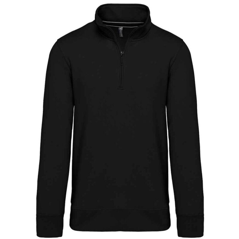 Kariban Zip Neck Sweatshirt