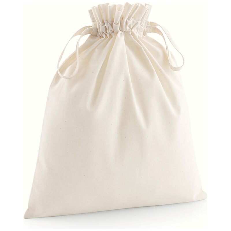 Westford Mill Organic Cotton Drawcord Bag